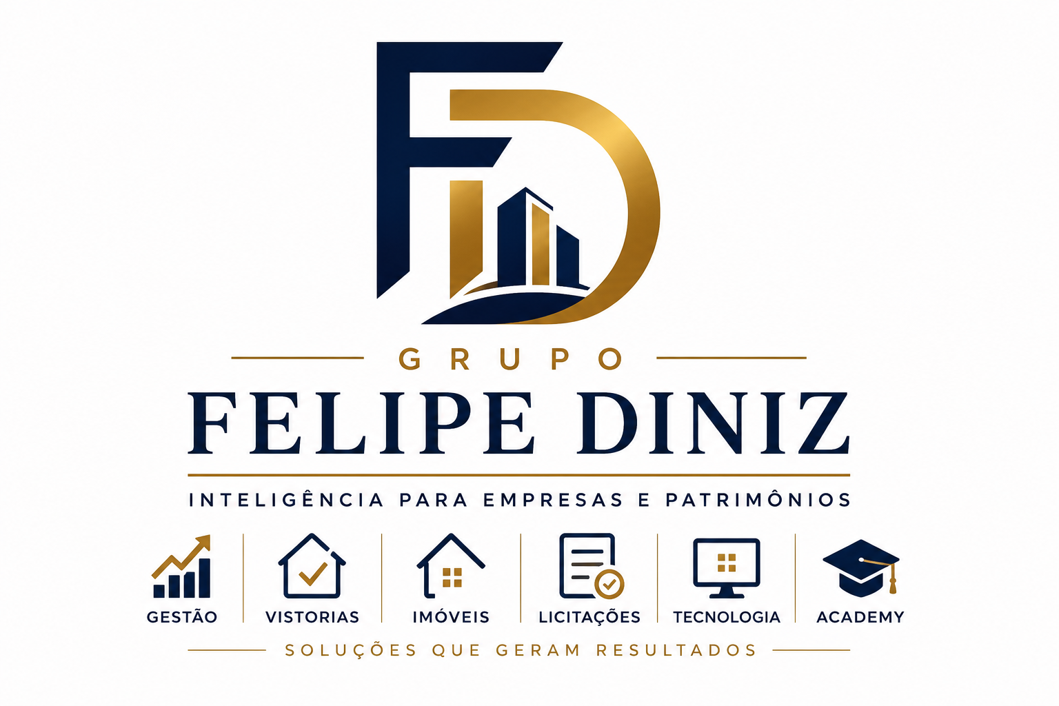 Logomarca oficial do Grupo Felipe Diniz — Inteligência para Empresas e Patrimônios